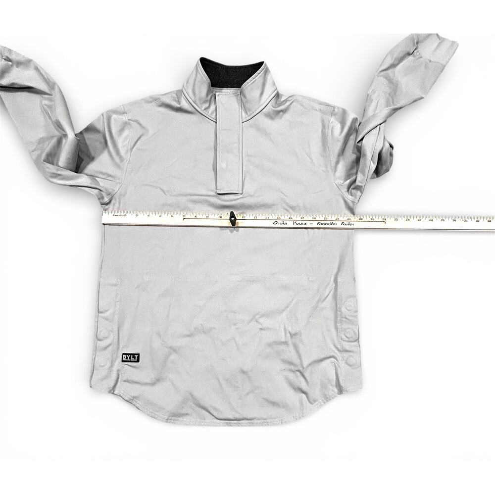 BYLT Elite Fairway Pullover Mens Large Gray Drop Cut Golf Premium Basic Jacket - Picture 2 of 9